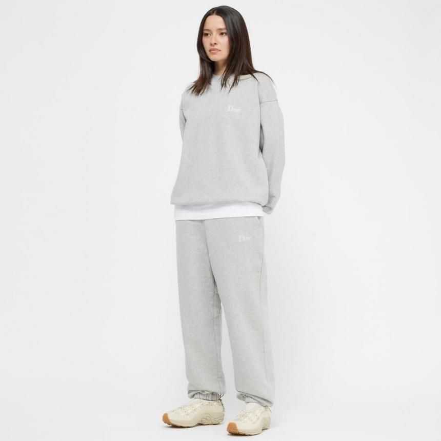 Dime Classic Small Logo Crewneck / Heather Gray (ダイム クルー