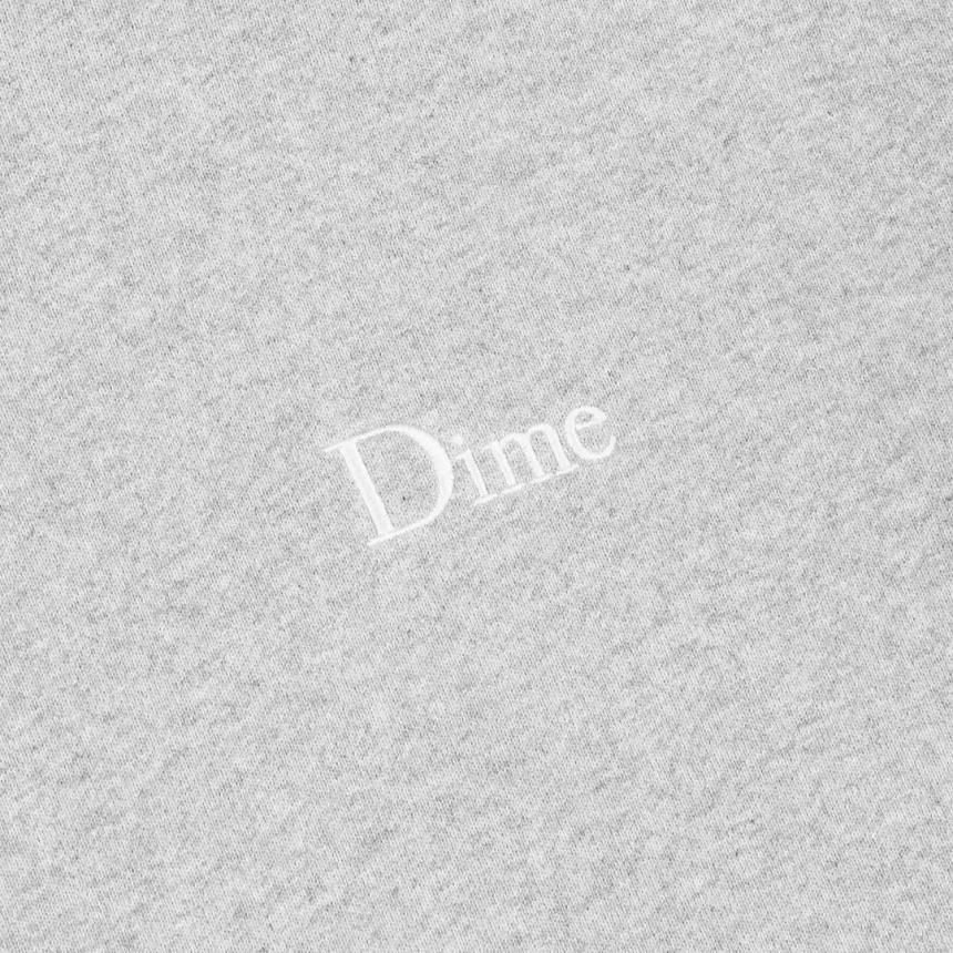 Dime Classic Small Logo Crewneck / Heather Gray (ダイム クルー