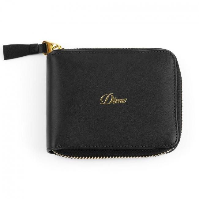 Dime Cursive Zip Wallet | ブラック財布 - HORRIBLE'S PROJECT