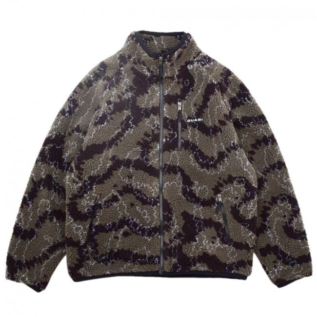 QUASI AIRIS FULL ZIP JACKET / EARTH (クアジ フリースジャケット