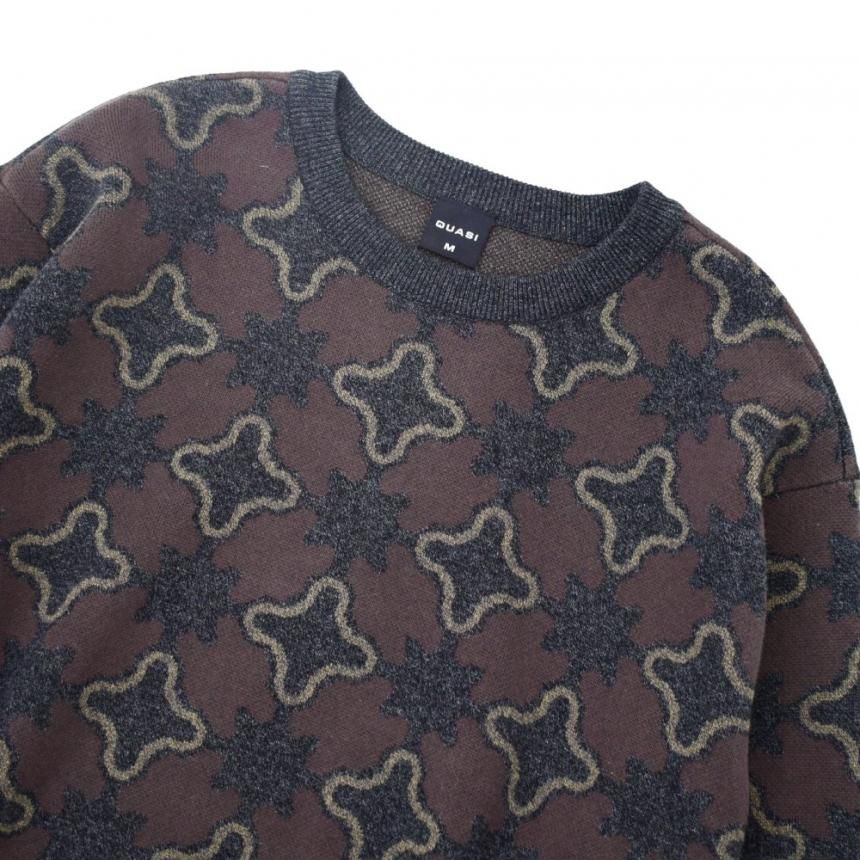 QUASI LINKAGE SWEATER / UMBER (クアジ ニットセーター) - HORRIBLE'S