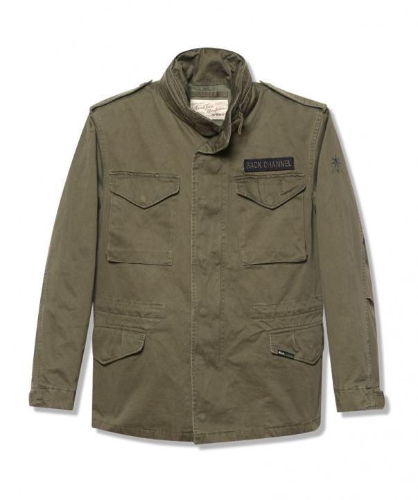 BACK CHANNEL- BACK CHANNEL x AVIREX M-65 JACKET - STRANGLE