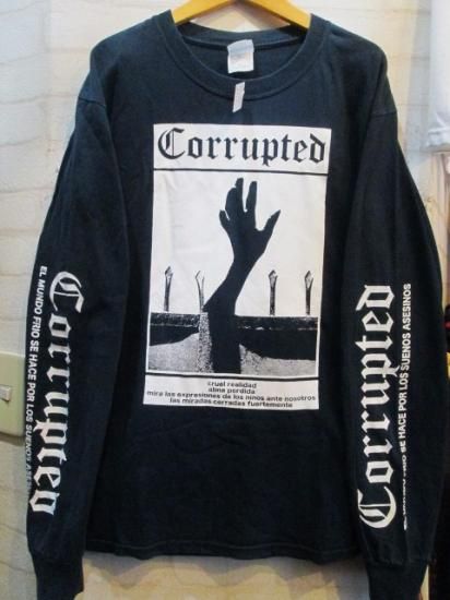 Corrupted (コラプテッド) ロングスリーブTシャツ