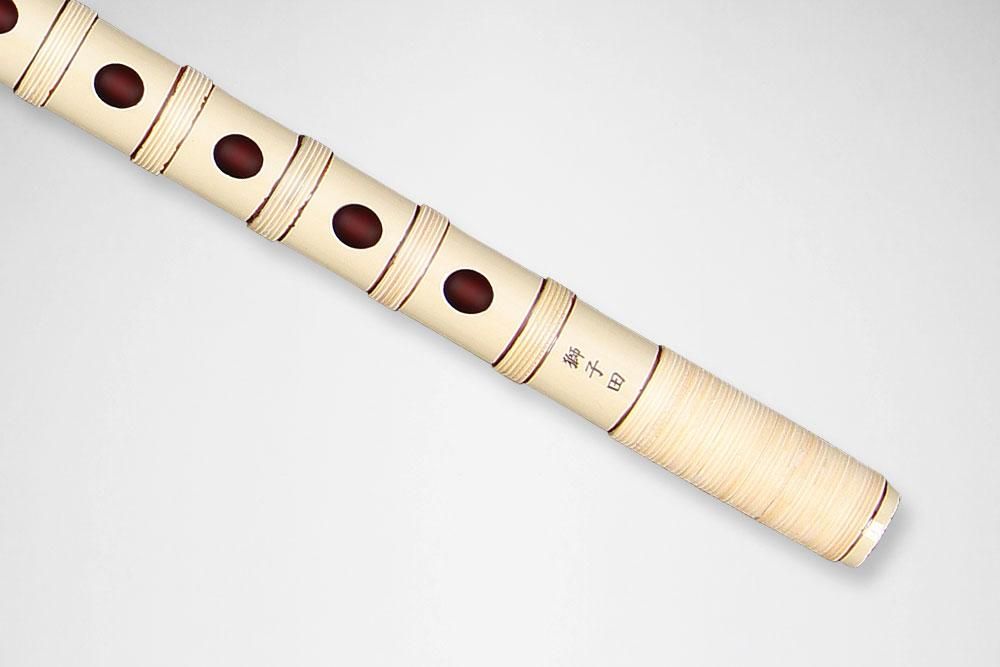 獅子田 竹峰 本漆塗 本重 漆白 - 獅子田流 篠笛「大塚竹管楽器」
