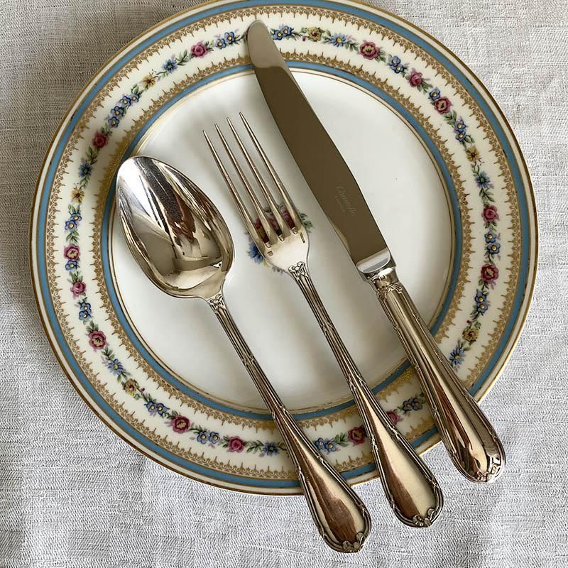 クリストフル テーブルカトラリー ナイフ・フォーク・スプーン 3本