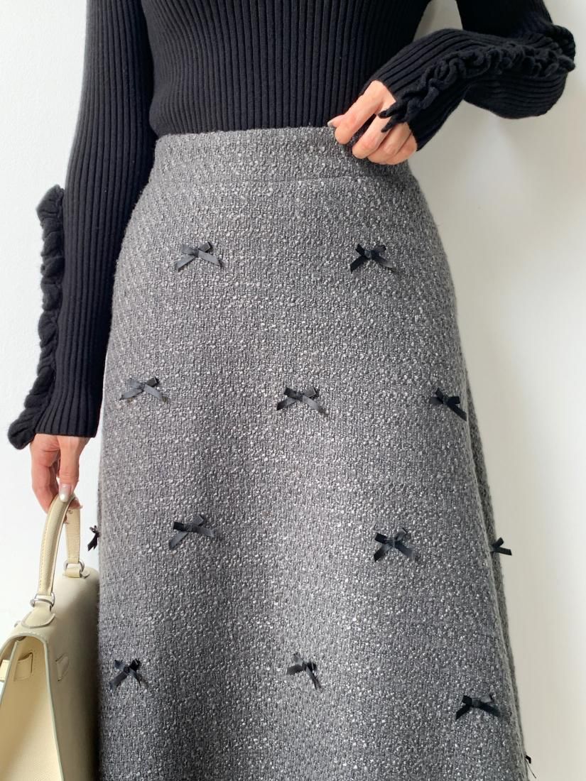 TWEED RIBBON SKIRT - BIRTHDAY BASH