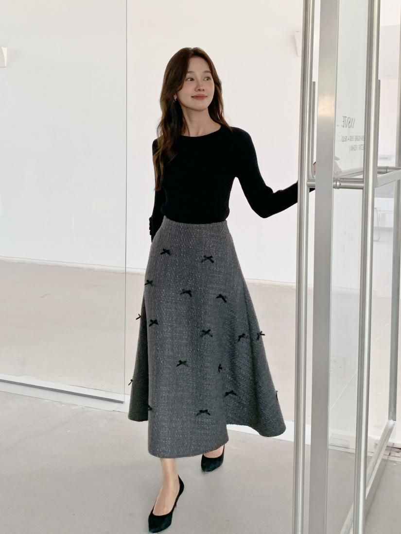 TWEED RIBBON SKIRT - BIRTHDAY BASH