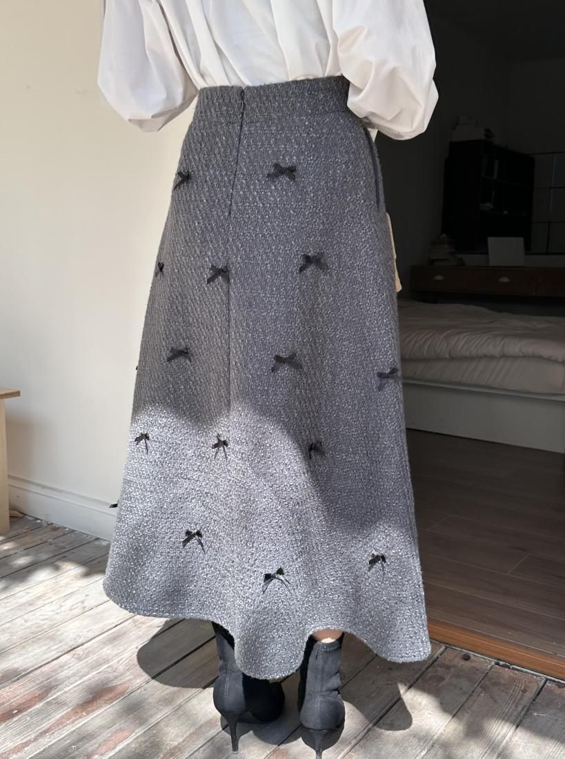 TWEED RIBBON SKIRT - BIRTHDAY BASH