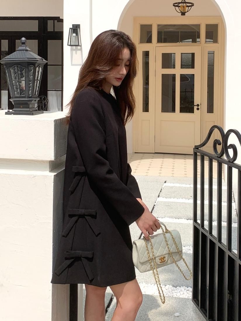 RONA SIDE RIBBON DRESS - BIRTHDAY BASH