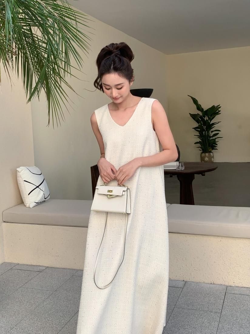 CHRISTELLE LAME TWEED DRESS - BIRTHDAY BASH