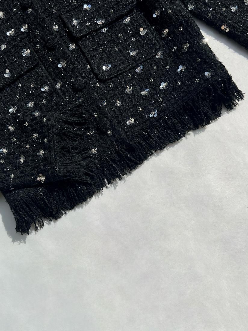 TWEED FLOWER BIJOU JACKET SETUP - BIRTHDAY BASH