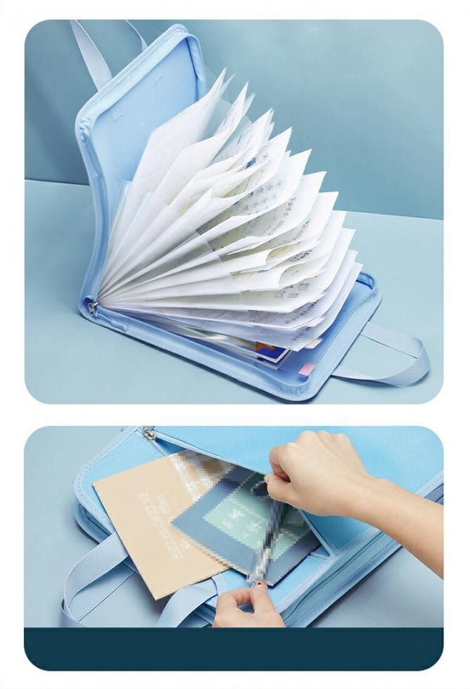 バインダー A4 ファイルケース 13ポケット アコーディオン式 蛇腹 多層