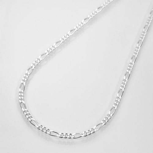 a1037-18-45 フィガロチェーンネックレスシルバー925幅1.8mm－45cm