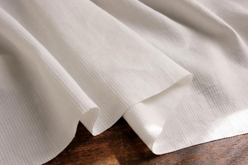 タケミクロス】イタリア製リネン25番手蜂巣織ワイド幅 L2500