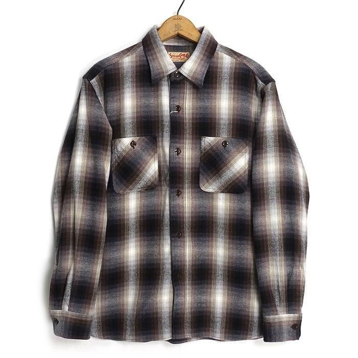 シュガーケーン SUGAR CANE [SC29561] 長袖 ツイルチェック ワーク