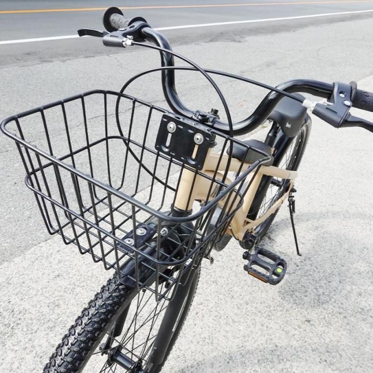 RATE-SHOP アルベルト用フロントバスケット(金具付き)とライト本体
