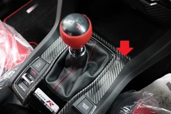 シビックタイプR FK8 シフトパネルシート - 長野県松本市のカー