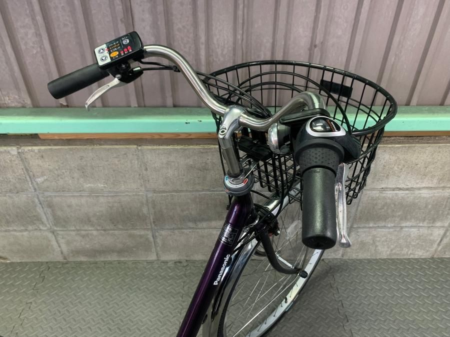 電動自転車 パナソニック ビビTX 26インチ パープル 6.6ah 2010年頃
