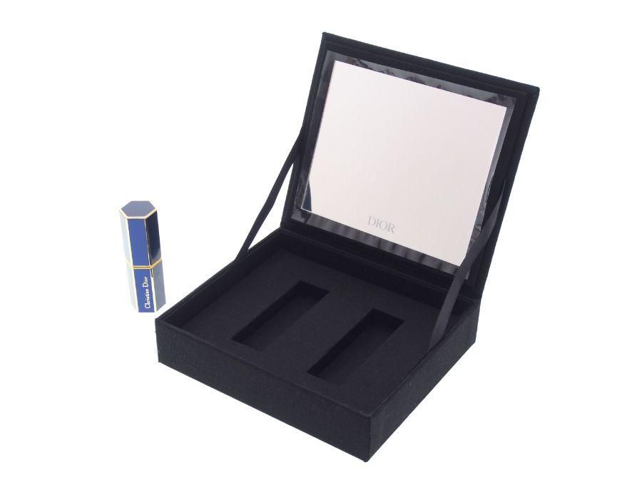 クリスチャンディオール ノベルティ 鏡付きハードケース カナージュ