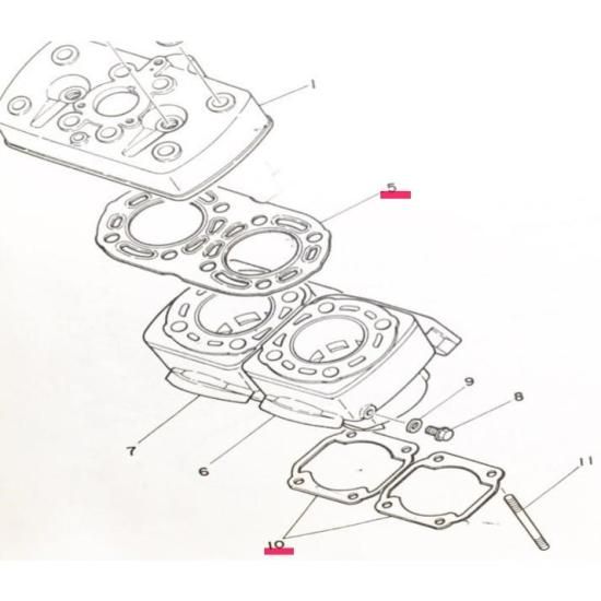 RZ250用 シリンダーヘッドガスケットセット - ヤマハRZ専門店｜エリア