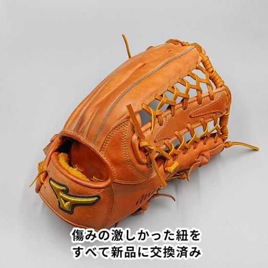 全紐交換済みグローブ】 ミズノ 軟式グローブ / 外野手用用 型付け済