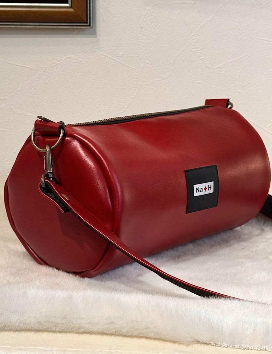 ドラムバッグ(黒/赤)◇hm - Na＋H