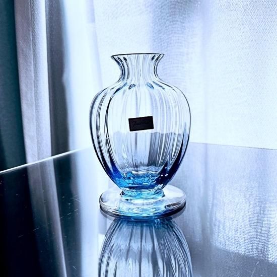 美しいバカラ アクアレーユの一輪挿し 【1990年以降】花瓶 - Baccarat