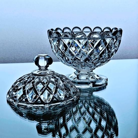 輝くオールドバカラ ディアマンカレのボンボニエール【1900年頃