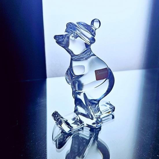 輝くオールドバカラ くまのクリスタルオブジェ【1936年以降