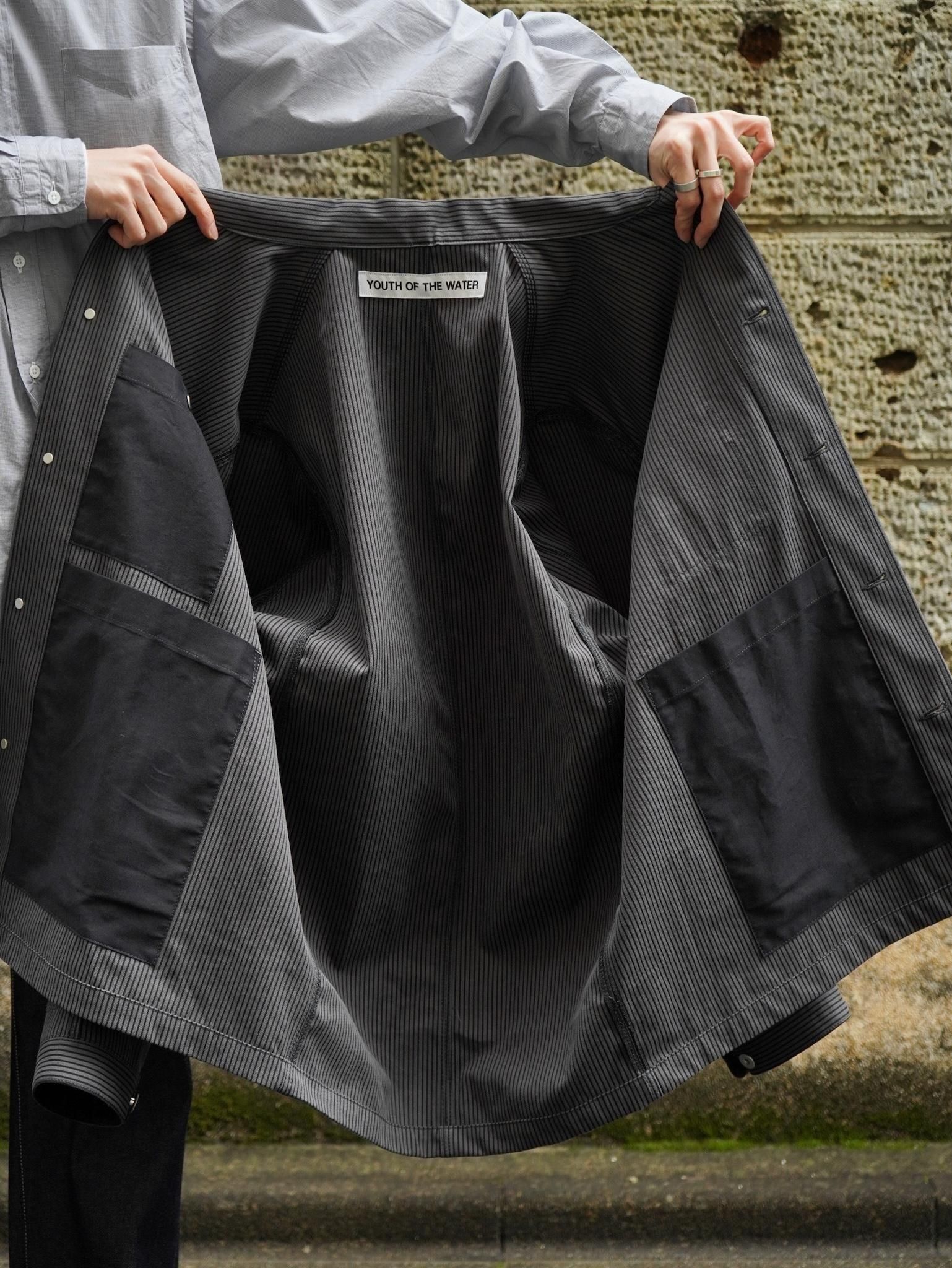 YOUTH OF THE WATER（ユースオブザウォーター）HICKORY JACKET / BLACK