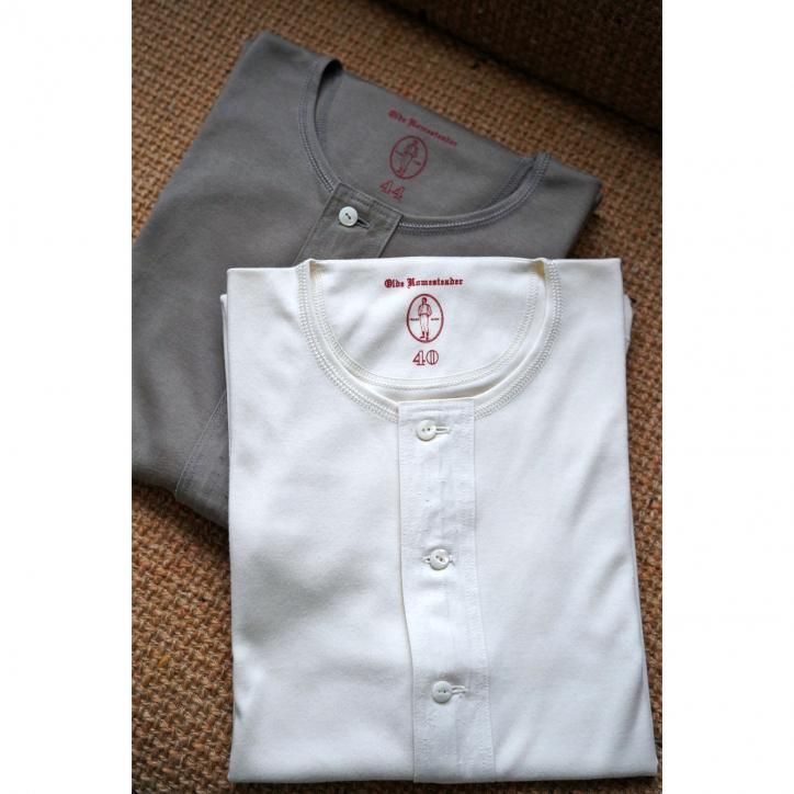 Olde Homesteader オールドホームステッダー Henley neck Interlock