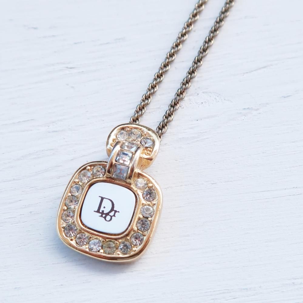 Christian Dior（ヴィンテージ ディオール） DIOR ロゴ ビジュー