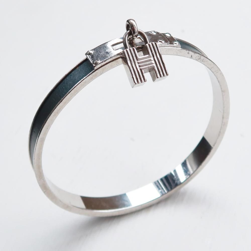 HERMES（ヴィンテージ エルメス） Hカデナ ケリー バングル シルバー