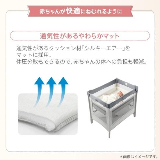 ココネルエアー アップリカ ベビーベッド Aprica ポータブル 説明書