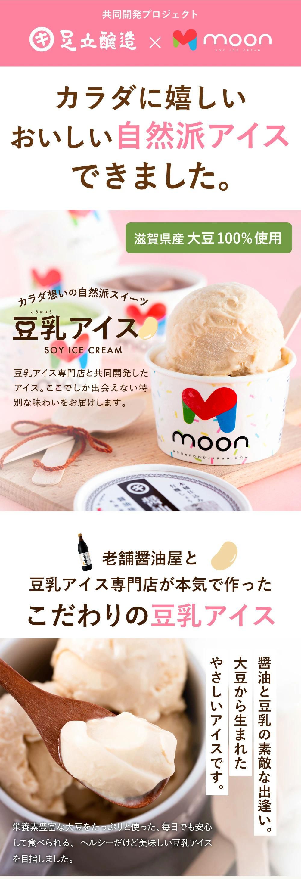 アイスクリーム ジェラート moon ムーン 豆乳アイス 8個入り