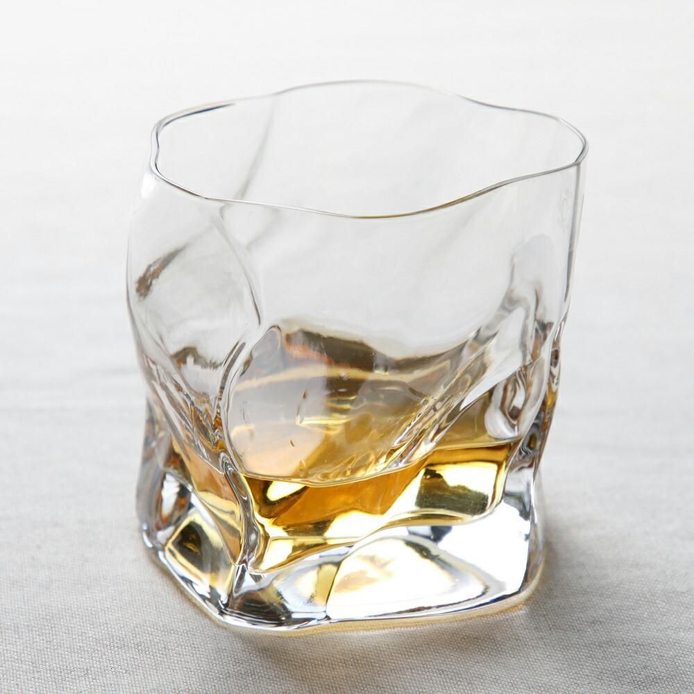 木村硝子店 × デザイナー 小松誠 コラボ ロックグラス クランプル