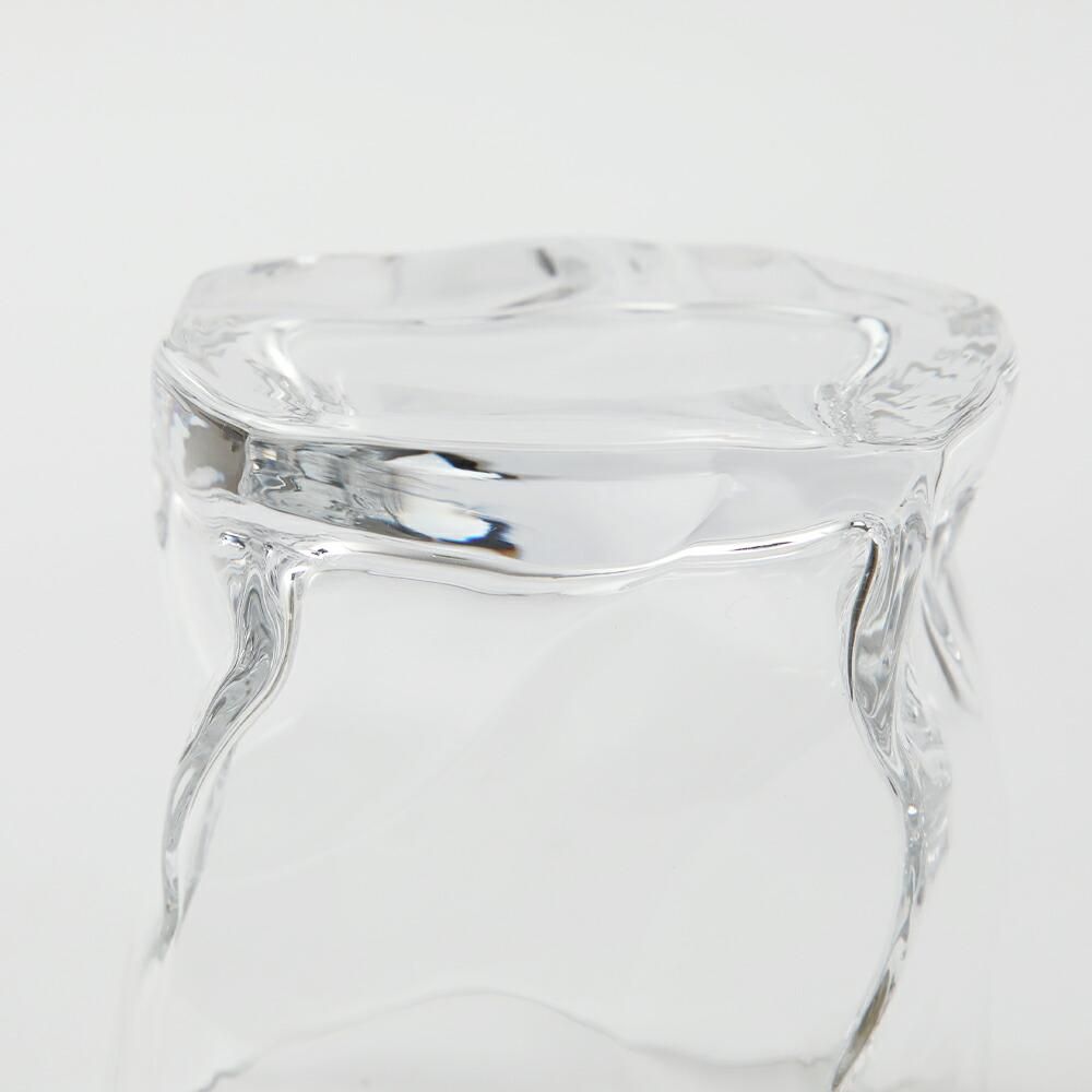 木村硝子店 × デザイナー 小松誠 コラボ ロックグラス クランプル