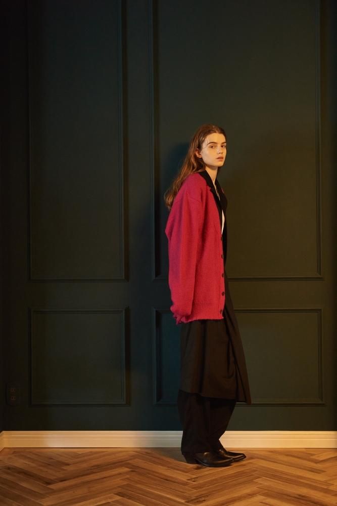 TECH SUEDE WRAP SKIRT / BLACK - THE SUNNY