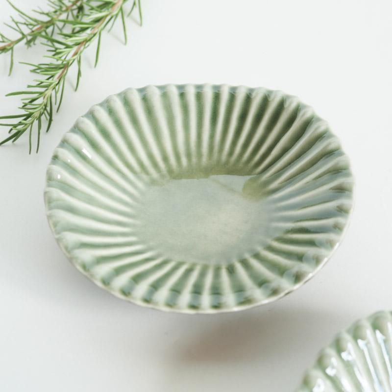 貝皿 緑 | 雅峰窯 | 送料込み - 錢屋商店｜錢屋本舗本館が発信する価値
