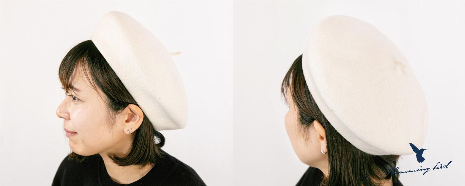 ウール100%なのに毛玉ができにくい、ベレー帽の定番バスクベレー