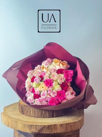 記念日に最適！バラMIX33本の花束 ＊1週間前までの予約制です