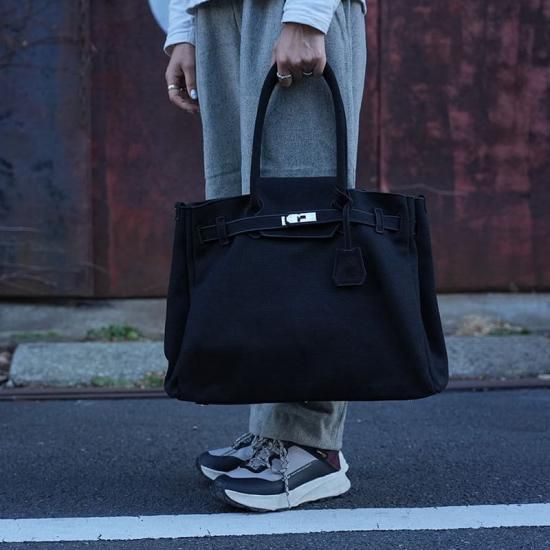 New Classical Canvas Bag (L) BLACK - LA COUSETTE（ラクゼット）公式
