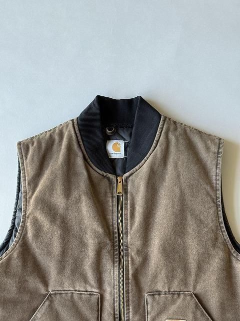 Carhartt】 Duck Vest カーハート ダックベスト ダーク ブラウン