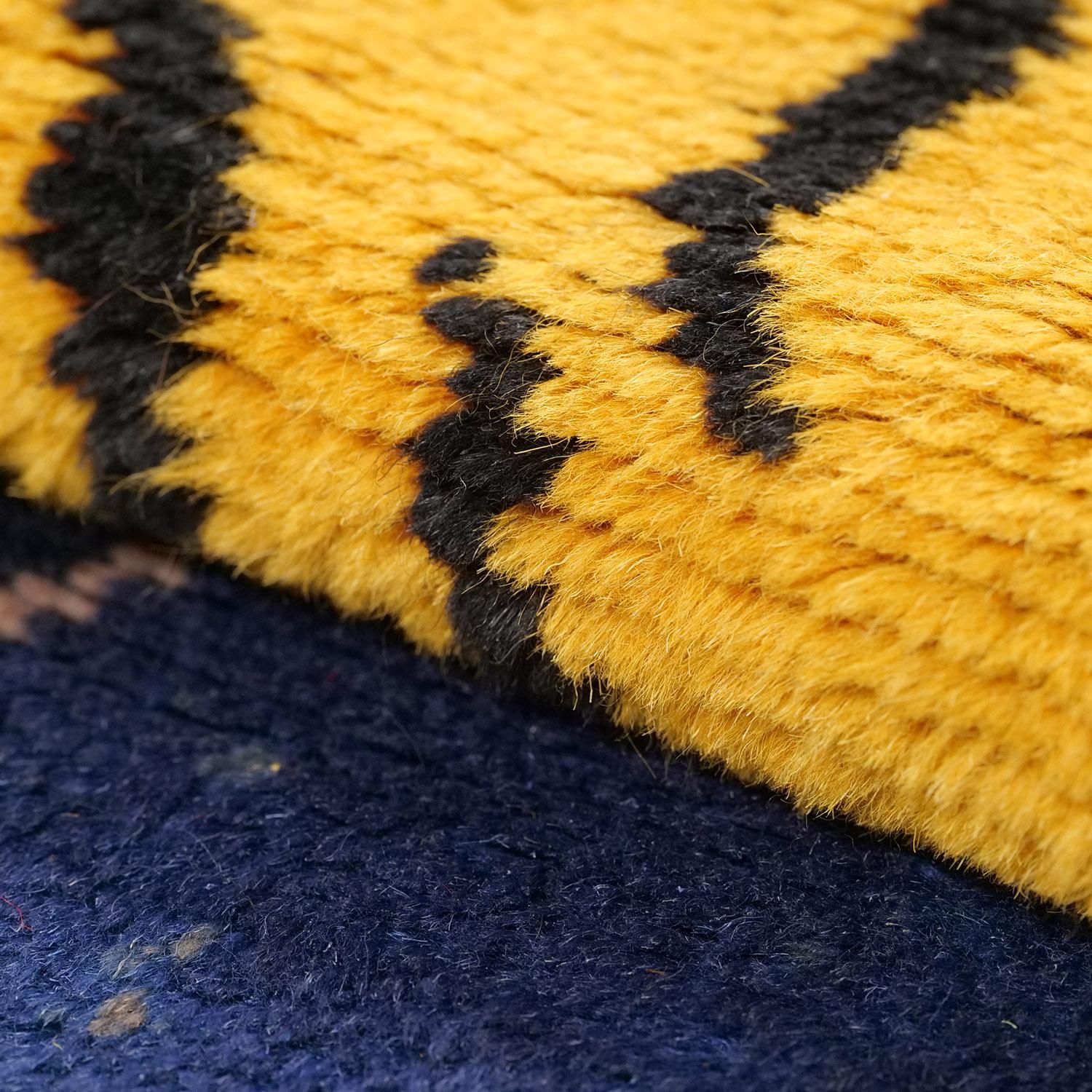 チベット 1940年代 ラグ | 手織りアンティーク - vintagecarpet