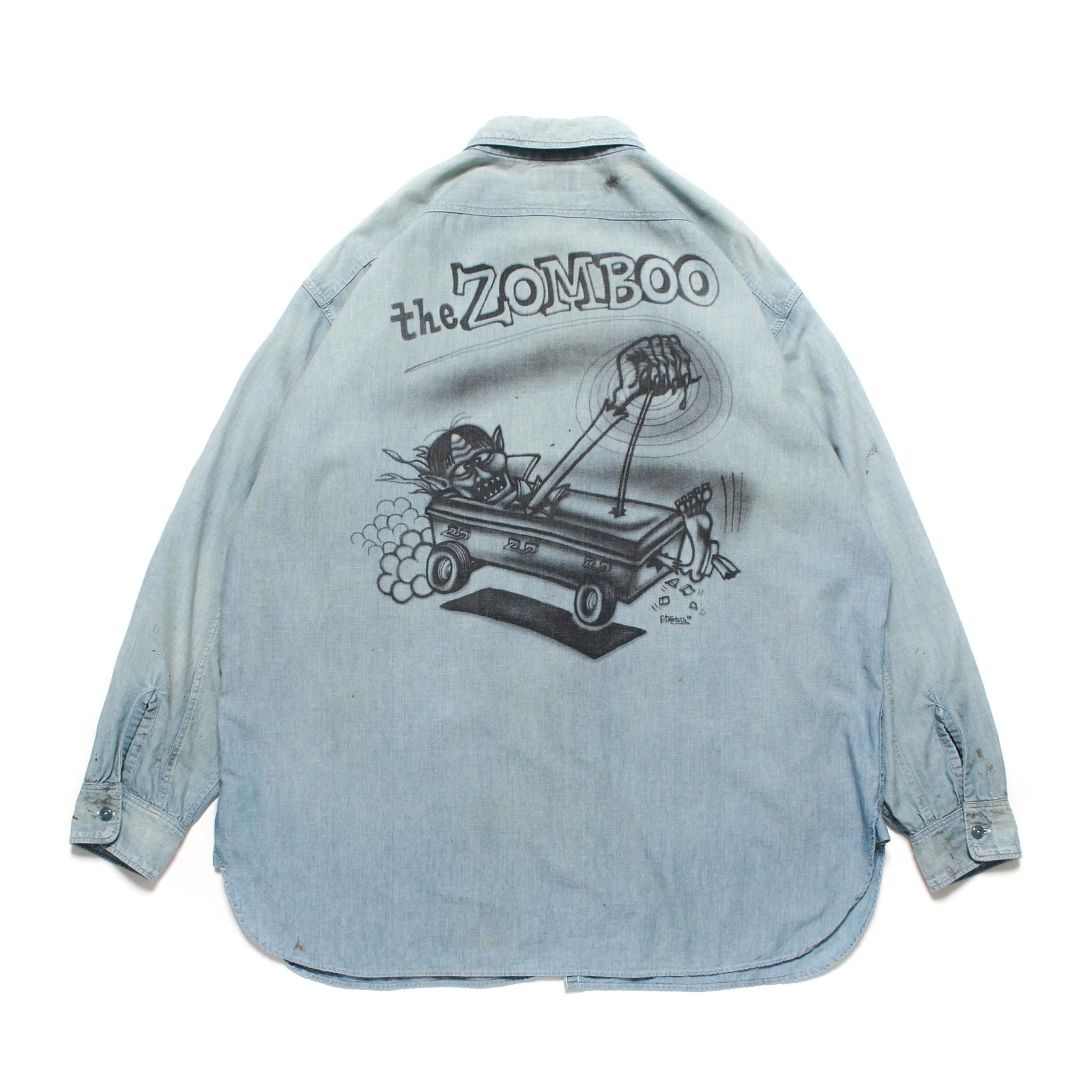 BOW WOW] SKETCH ZOMBOO USN CHAMBRAY SHIRT AGED - ALL KEYED UP