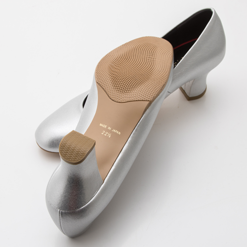 コンサート用 ヒール高6cm（パールシルバー）婦人用（22.0～25.5cm