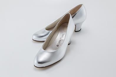 ピアニスト用 数量限定 ヒール高5cm（シルバー）婦人用（22.0～25.0cm