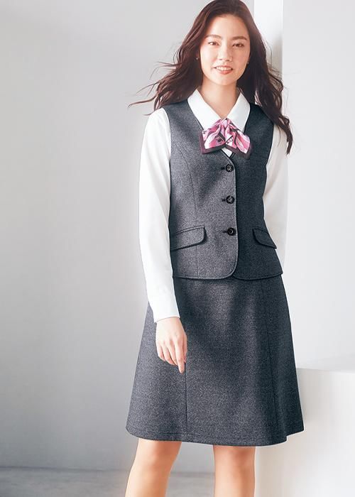ボンマックス（オールシーズン）事務服 ベストスカート上下セット