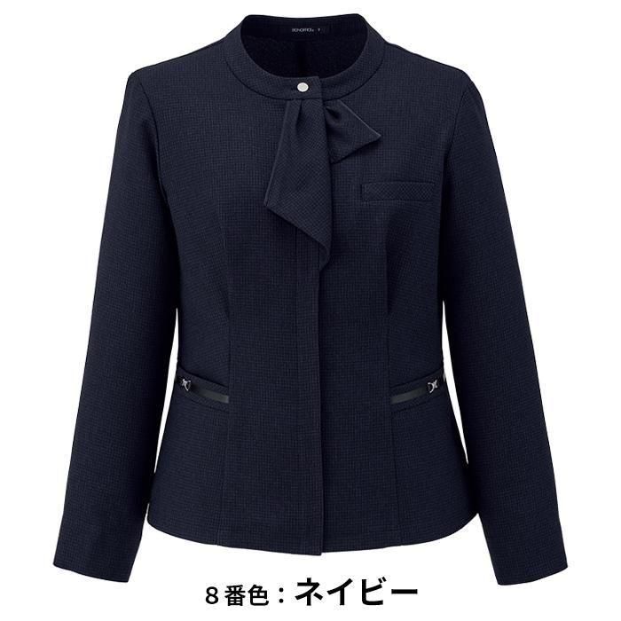 AJ0294（ボンマックス）BONOFFICE オーバーブラウス 長袖 上品