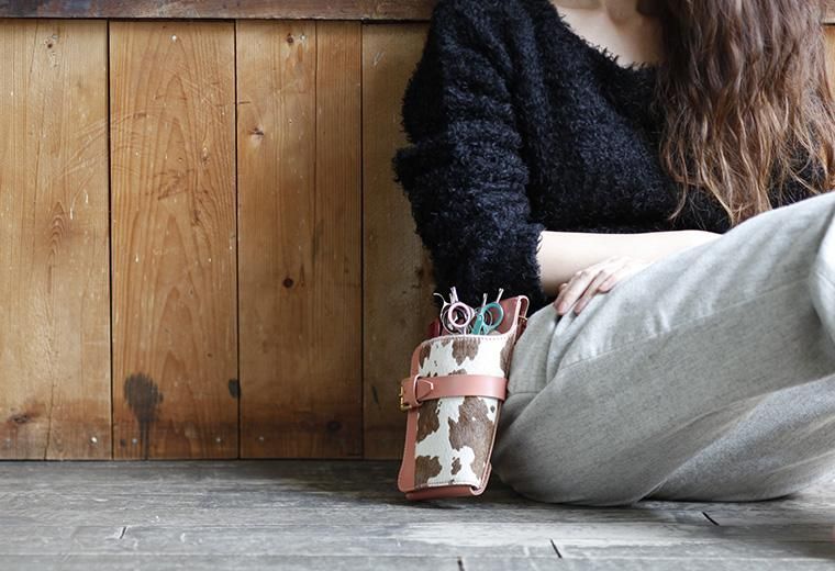 シザーケース SA-12 ダークブラウン - sacraオンラインストア